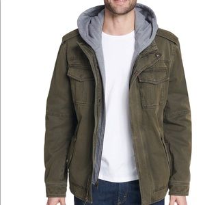 Levi's® Men's Sherpa Lined Hooded Military Jacket